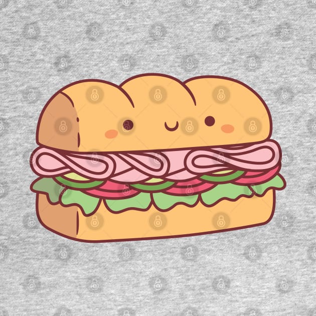 Cute Submarine Sandwich Bread by rustydoodle